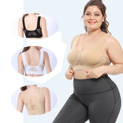 Big Size Seamless Sports Bra - Wire-Free Push Up Padded