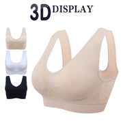 Big Size Seamless Sports Bra - Wire-Free Push Up Padded