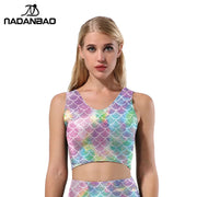 MermaidGlow Scale Print Legging