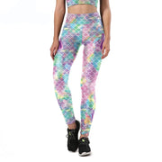 MermaidGlow Scale Print Legging