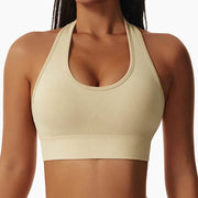 Sfisoft Women Push Up Sports Bra - Nylon Breathable Support