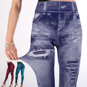 DenimCurve Faux Jean Legging