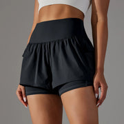 Hamidou Breathable Fitness Shorts - Utility Pocket Nylon