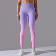 Breathable Ombre Nylon Fitness Leggings - Premium Yoga Pants