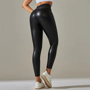LuxeStretch PU Leather Legging