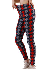 Black and White Vertical Striped High-Waisted Leggings