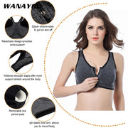 ZipSculpt Front Sports Bra