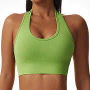 Sfisoft Women Push Up Sports Bra - Nylon Breathable Support