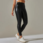 LuxeStretch PU Leather Legging