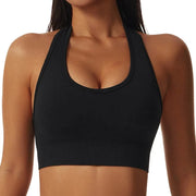 Sfisoft Women Push Up Sports Bra - Nylon Breathable Support