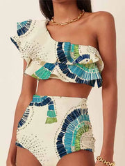 OneSide Embroidered Swimsuit