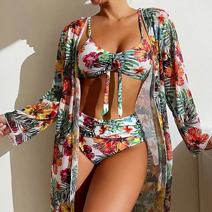 HighWaist Three Piece Bikini
