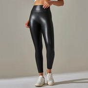 LuxeStretch PU Leather Legging